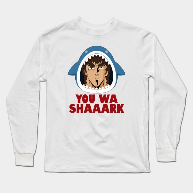 You Wa Shaaark Long Sleeve T-Shirt by CCDesign